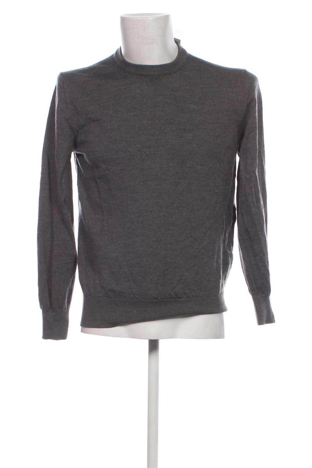 Мъжки пуловер Zara, Размер M, Цвят Сив, Цена 16,32 лв.