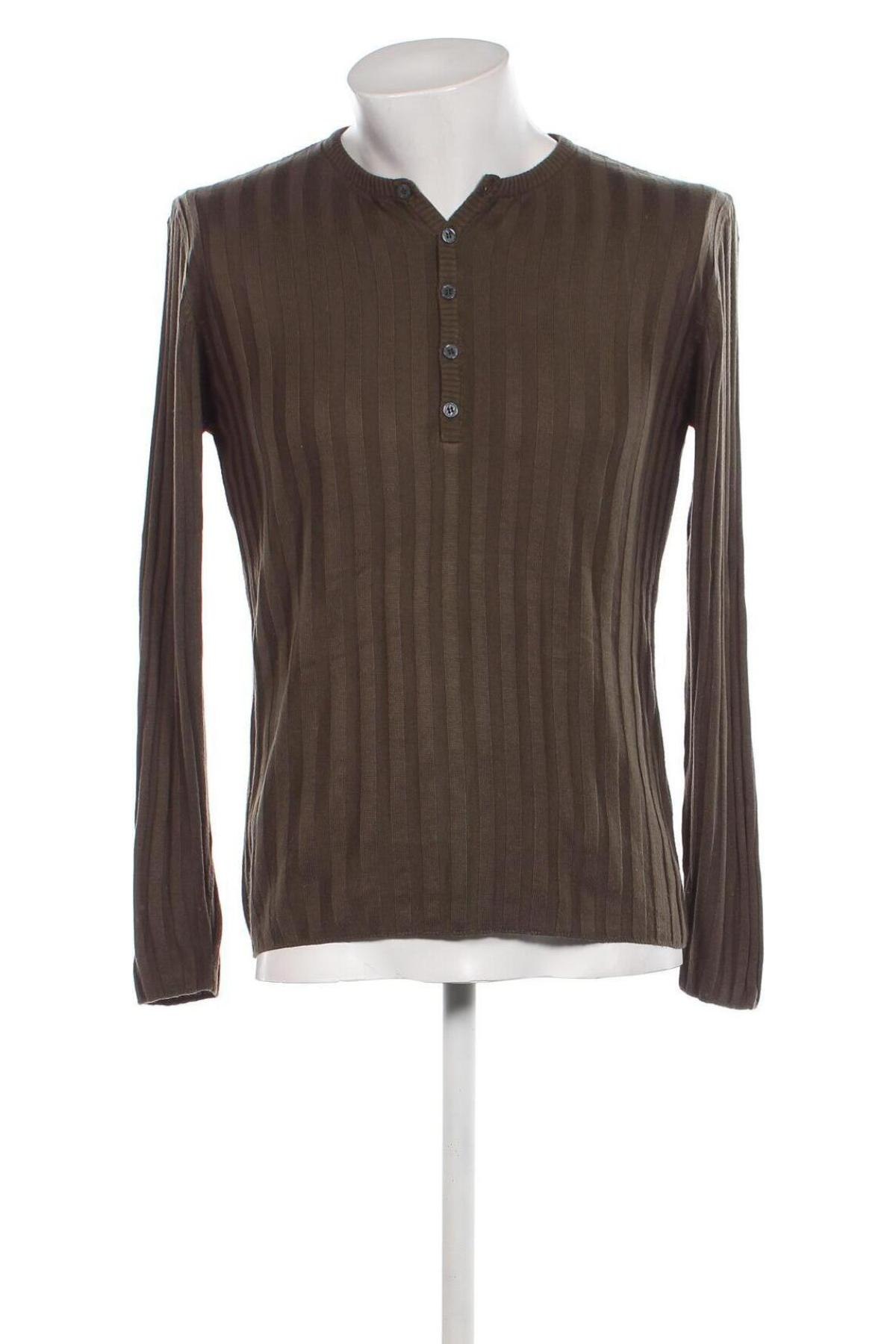 Ανδρικό πουλόβερ Zara Man, Μέγεθος L, Χρώμα Πράσινο, Τιμή 8,64 €