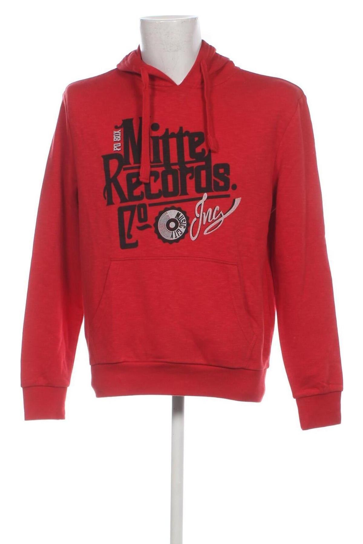 Herren Sweatshirt Angelo Litrico, Größe L, Farbe Rot, Preis 19,21 €
