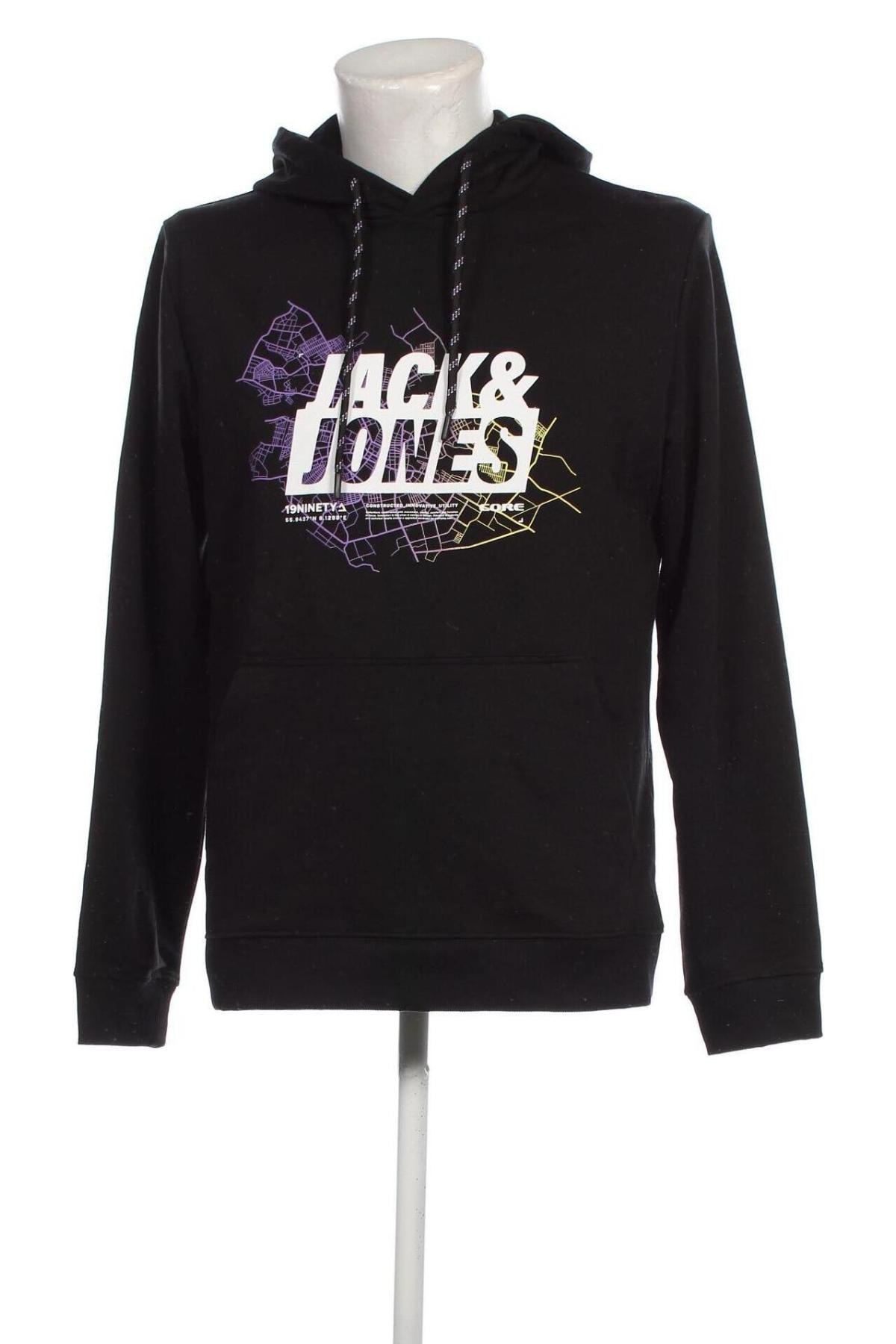 Herren Sweatshirt Core By Jack & Jones, Größe L, Farbe Schwarz, Preis € 14,38