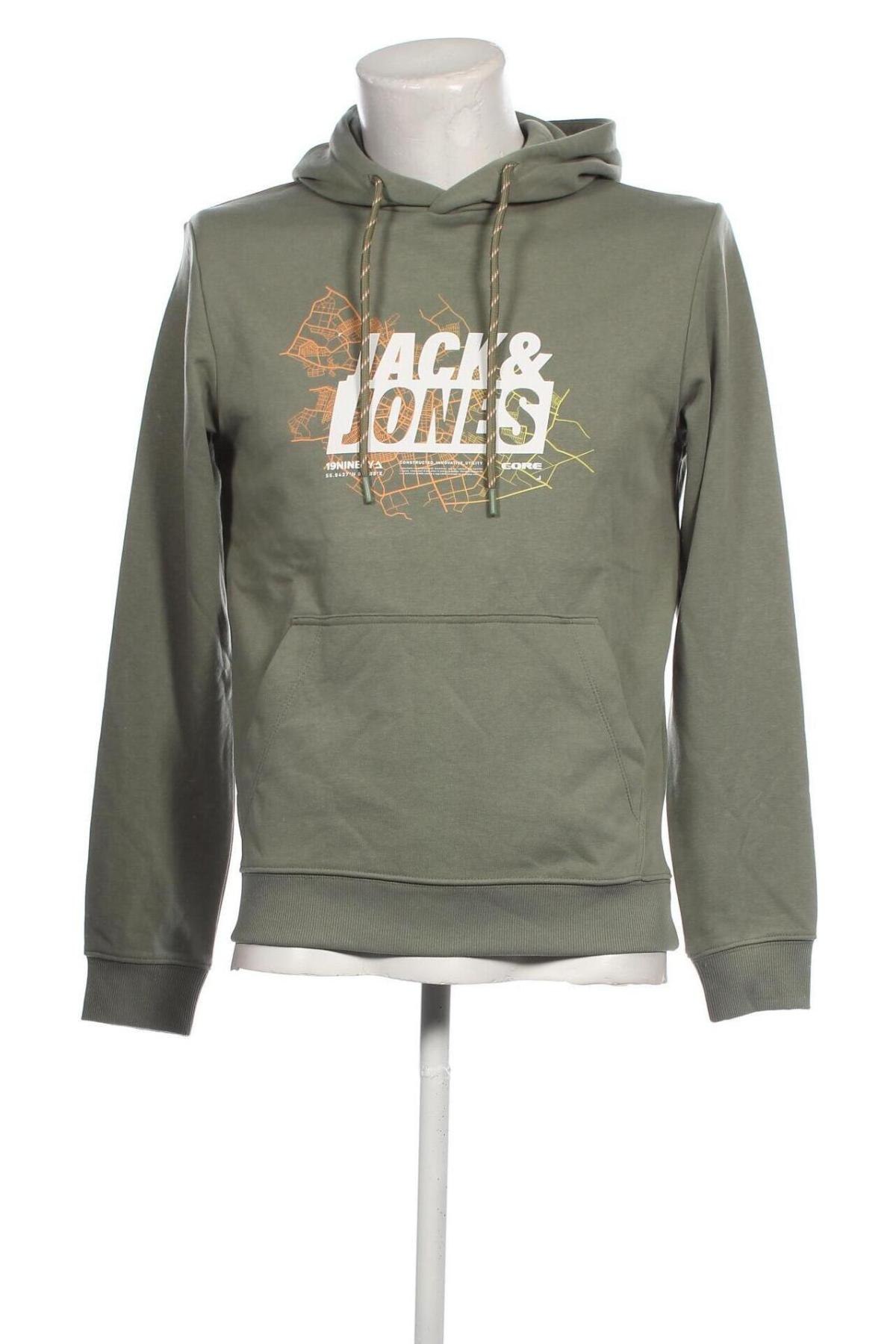 Herren Sweatshirt Core By Jack & Jones, Größe S, Farbe Grün, Preis 11,19 €