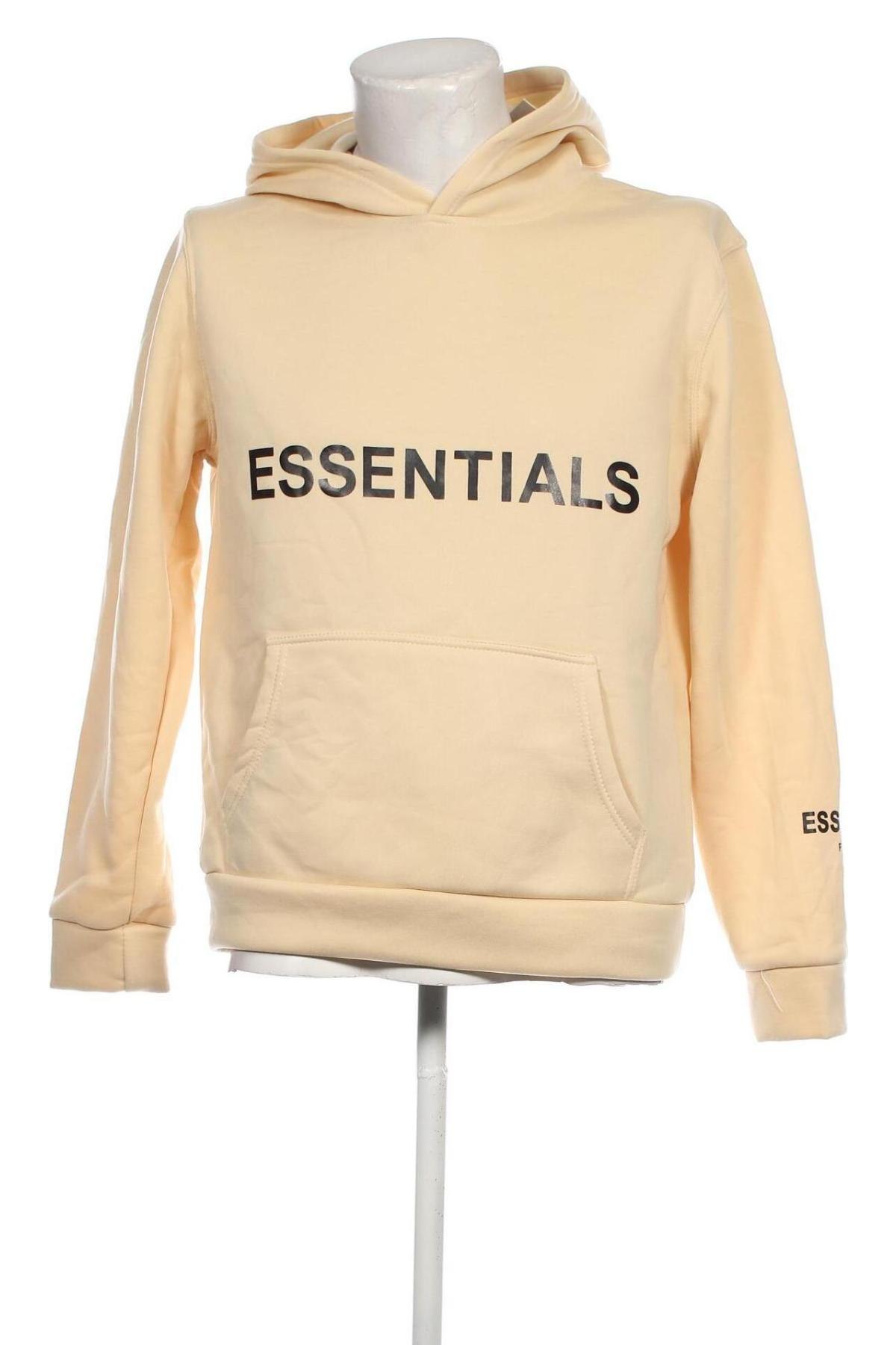 Herren Sweatshirt Essentials, Größe M, Farbe Ecru, Preis 32,01 €