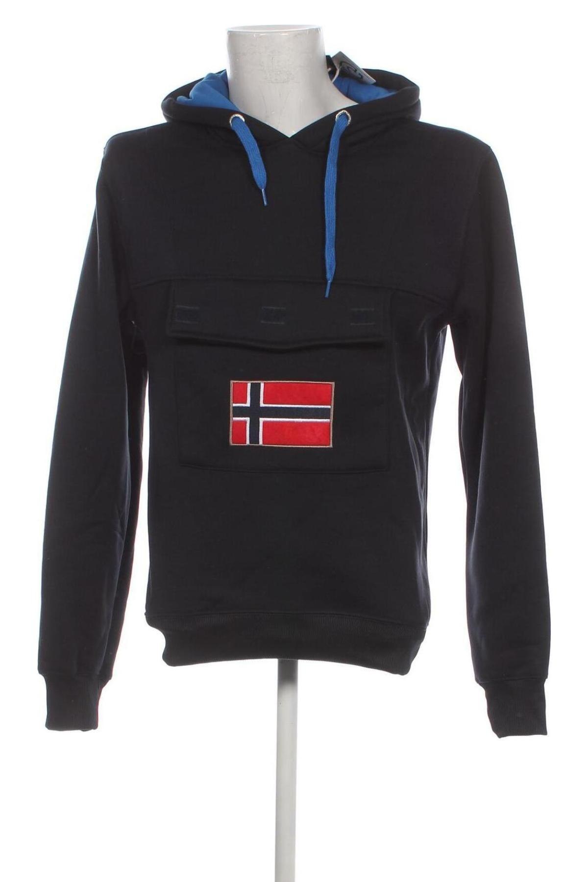 Herren Sweatshirt Geographical Norway, Größe L, Farbe Blau, Preis 82,99 €