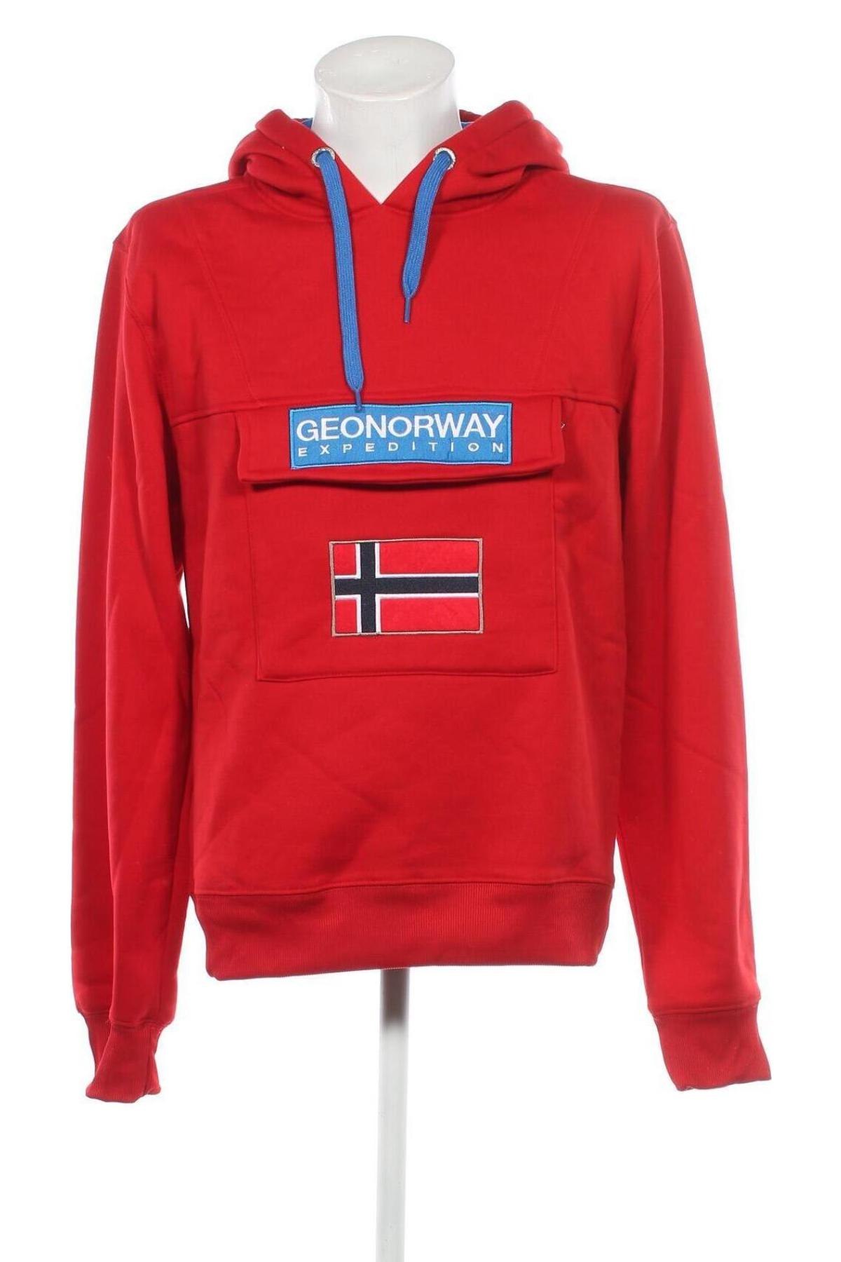 Herren Sweatshirt Geographical Norway, Größe XL, Farbe Rot, Preis € 70,54