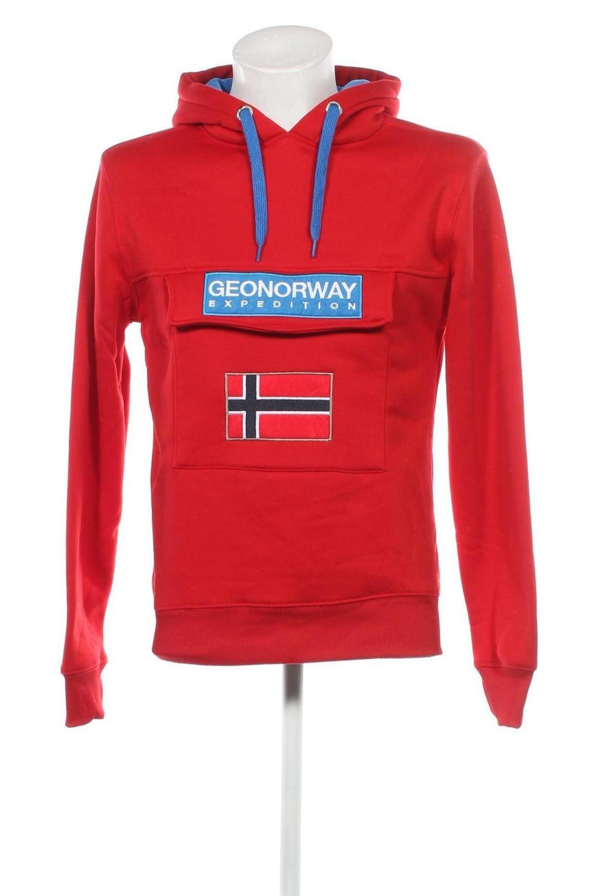 Férfi sweatshirt Geographical Norway, Méret M, Szín Piros, Ár 12 934 Ft