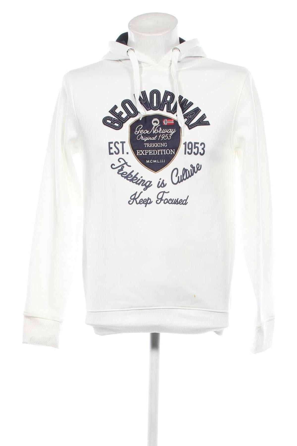 Herren Sweatshirt Geographical Norway, Größe S, Farbe Weiß, Preis € 56,43