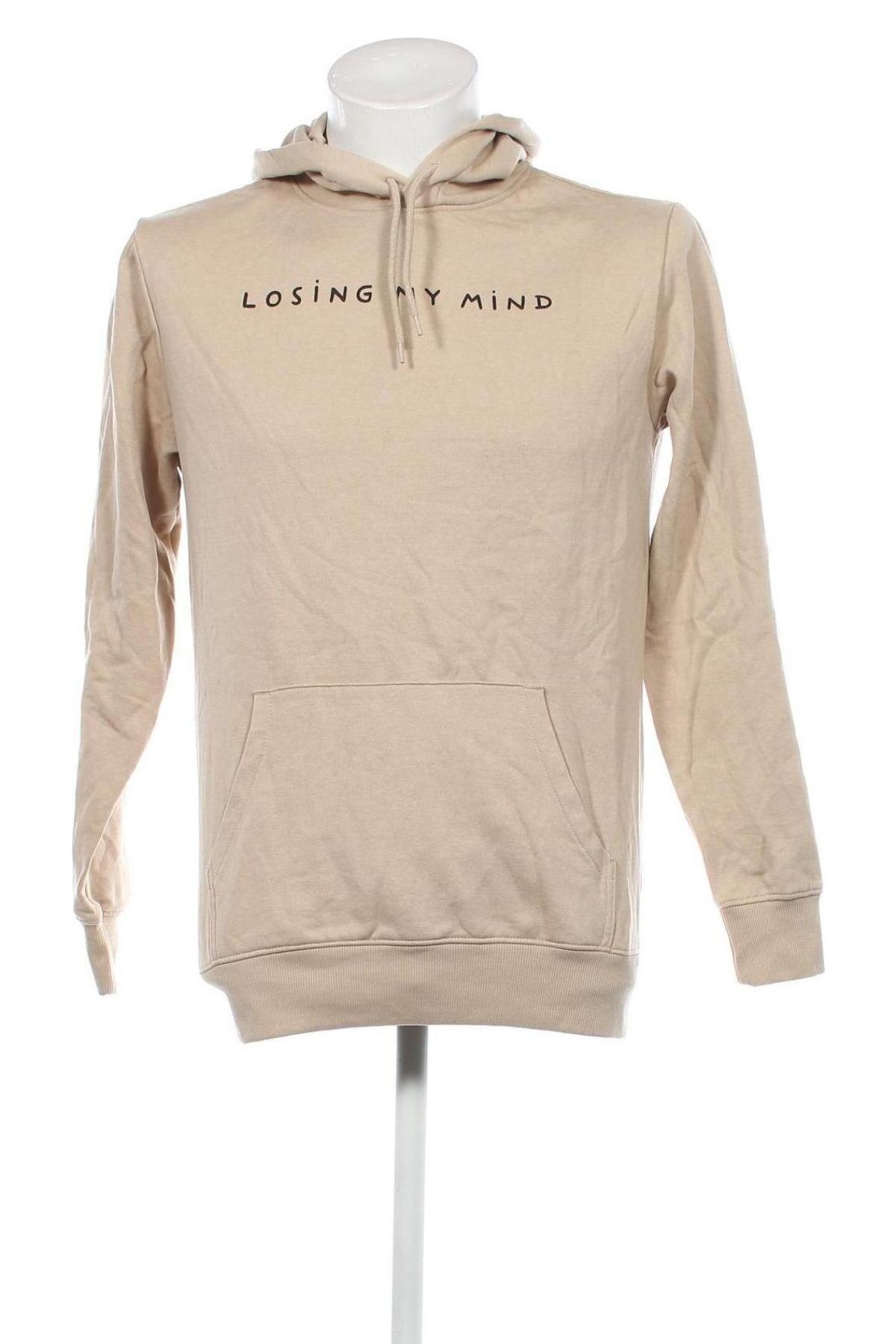 Herren Sweatshirt H&M Divided, Größe S, Farbe Beige, Preis € 6,46