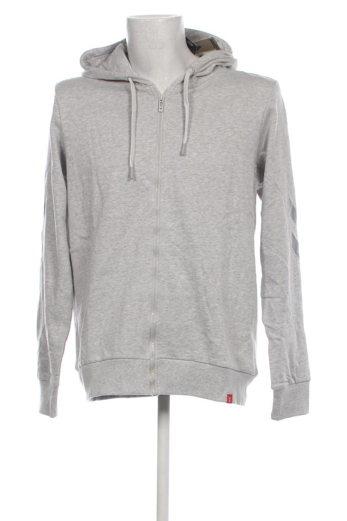 Herren Sweatshirt Hummel, Größe L, Farbe Grau, Preis 47,94 €