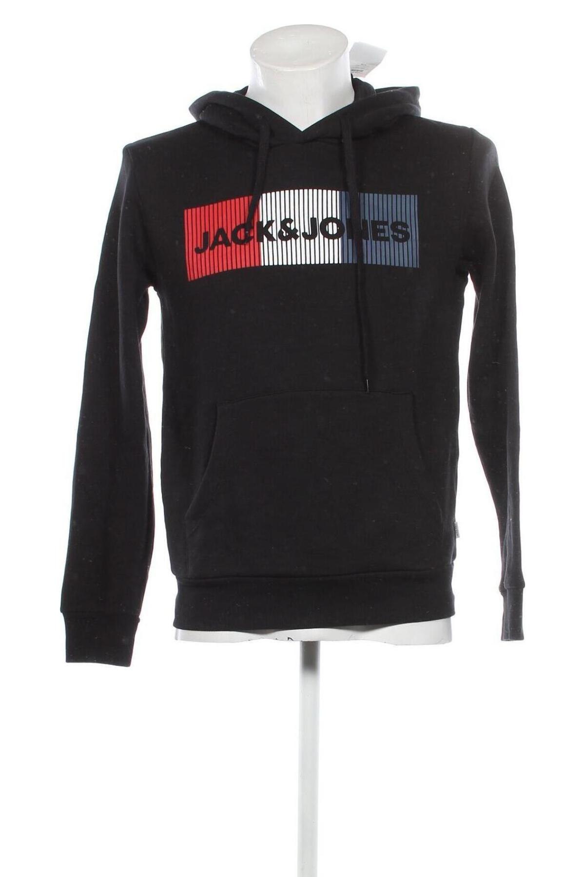 Ανδρικό φούτερ Jack & Jones, Μέγεθος XS, Χρώμα Μαύρο, Τιμή 31,96 €