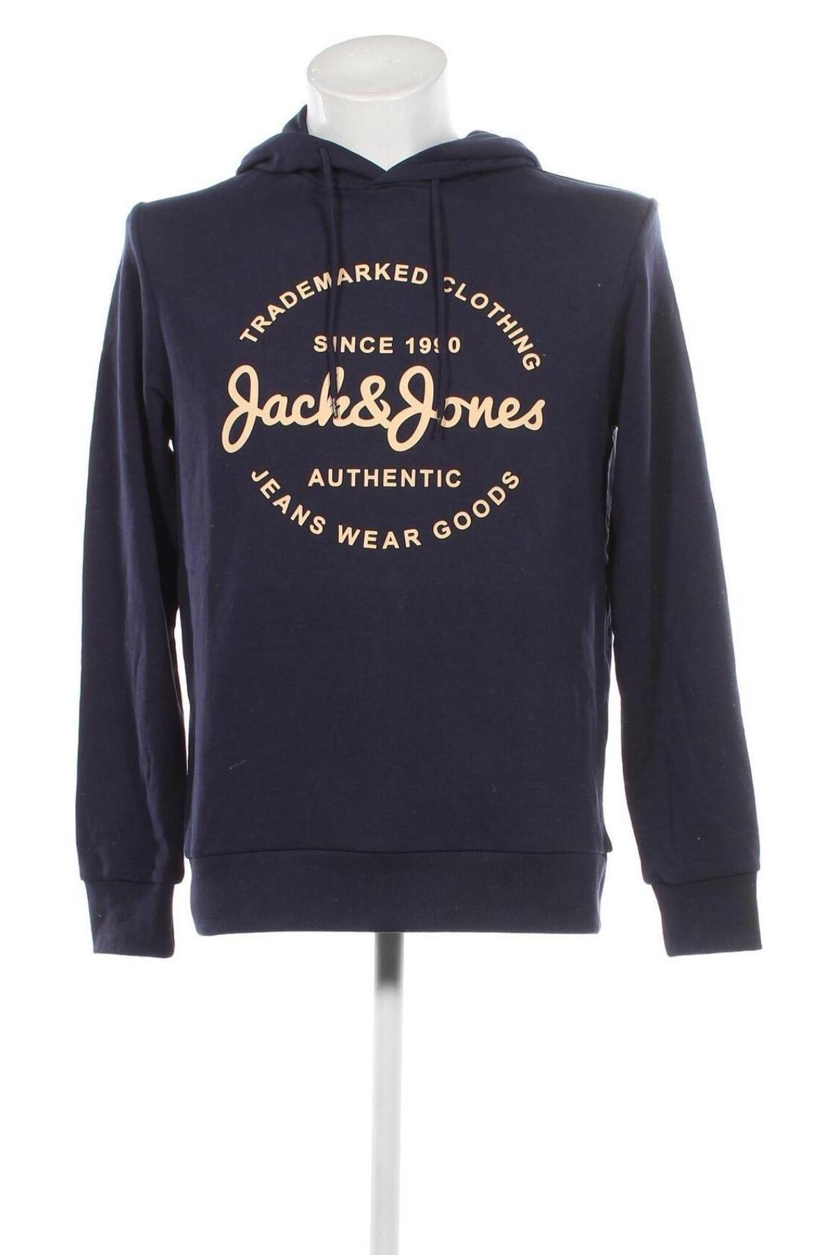 Ανδρικό φούτερ Jack & Jones, Μέγεθος L, Χρώμα Μπλέ, Τιμή 31,96 €