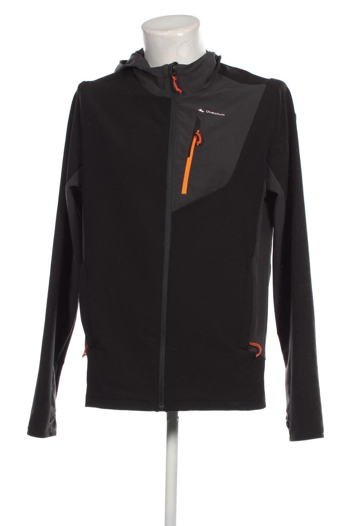 Herren Sweatshirt Quechua, Größe XL, Farbe Schwarz, Preis € 20,18