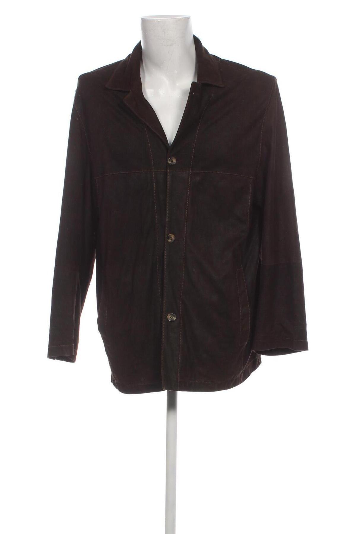 Pánska kožená bunda , Veľkosť L, Farba Hnedá, Cena  27,30 €