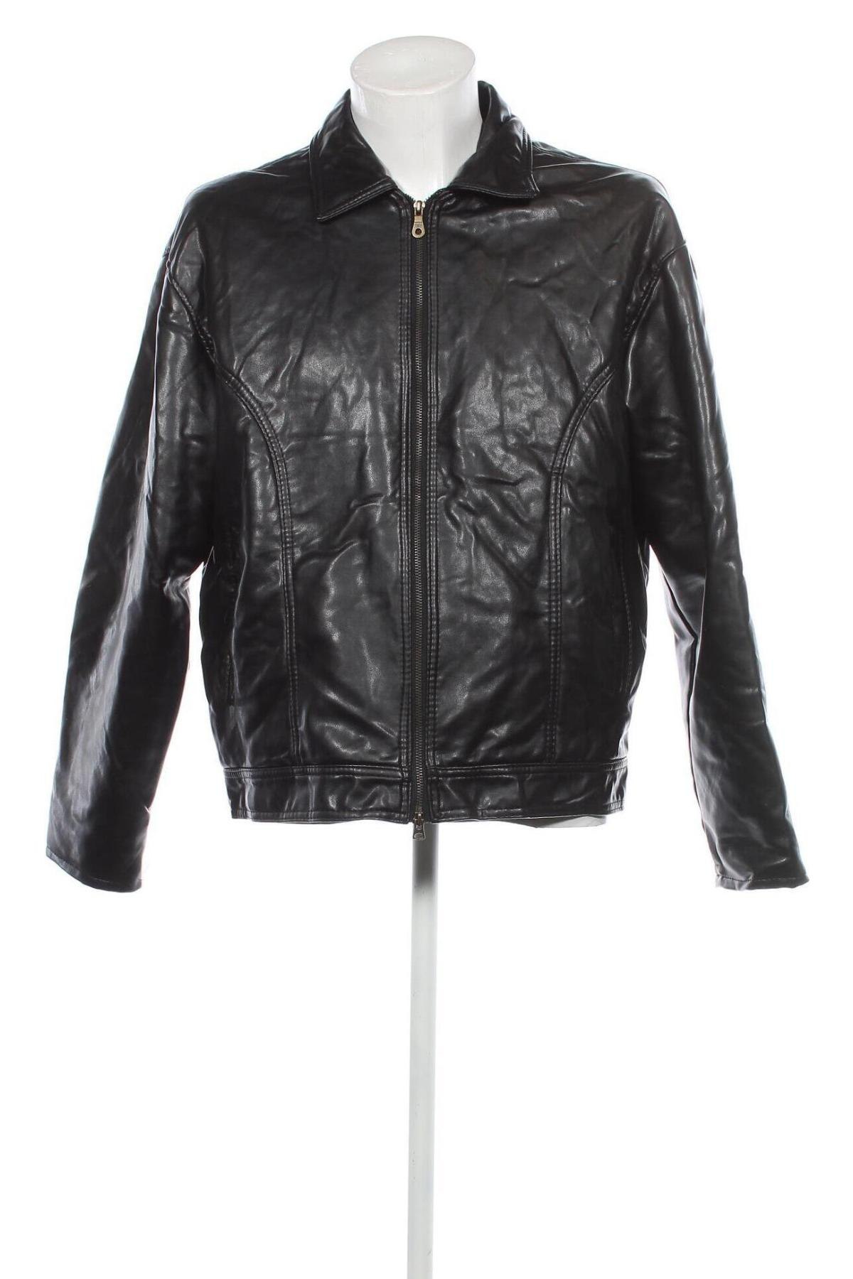 Pánska kožená bunda , Veľkosť M, Farba Čierna, Cena  57,64 €