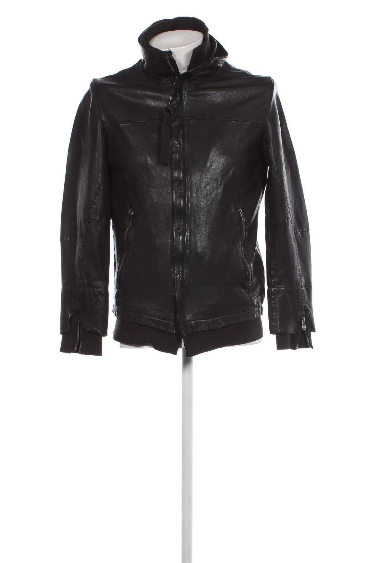 Pánska kožená bunda  Freaky Nation, Veľkosť S, Farba Čierna, Cena  265,98 €