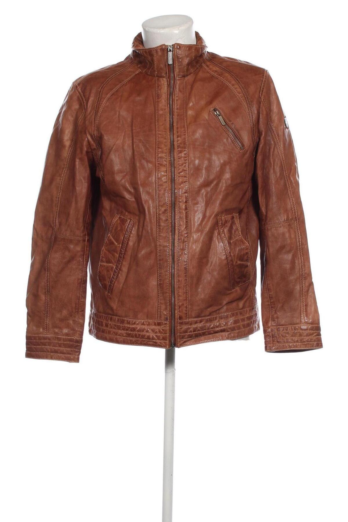 Herren Lederjacke State Of Art, Größe L, Farbe Braun, Preis € 157,27