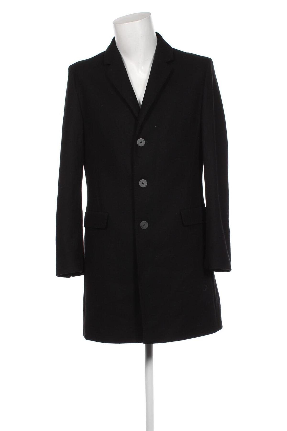 Мъжко палто, Размер L, Цвят Черен, Цена 82,56 лв.