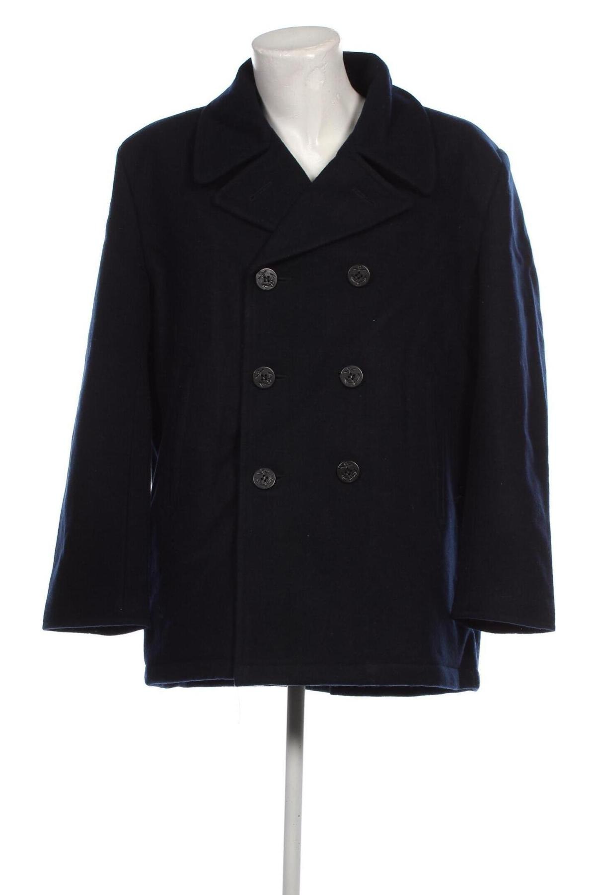 Мъжко палто, Размер XL, Цвят Син, Цена 56,76 лв.