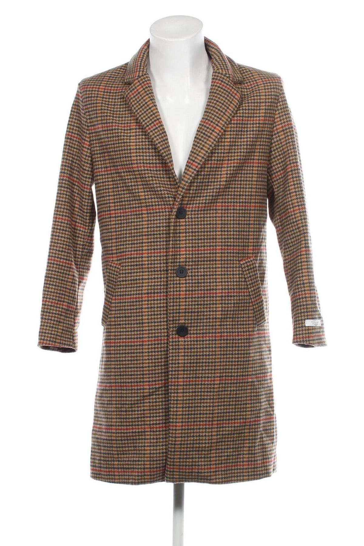 Ανδρικά παλτό Bershka, Μέγεθος S, Χρώμα  Μπέζ, Τιμή 21,84 €
