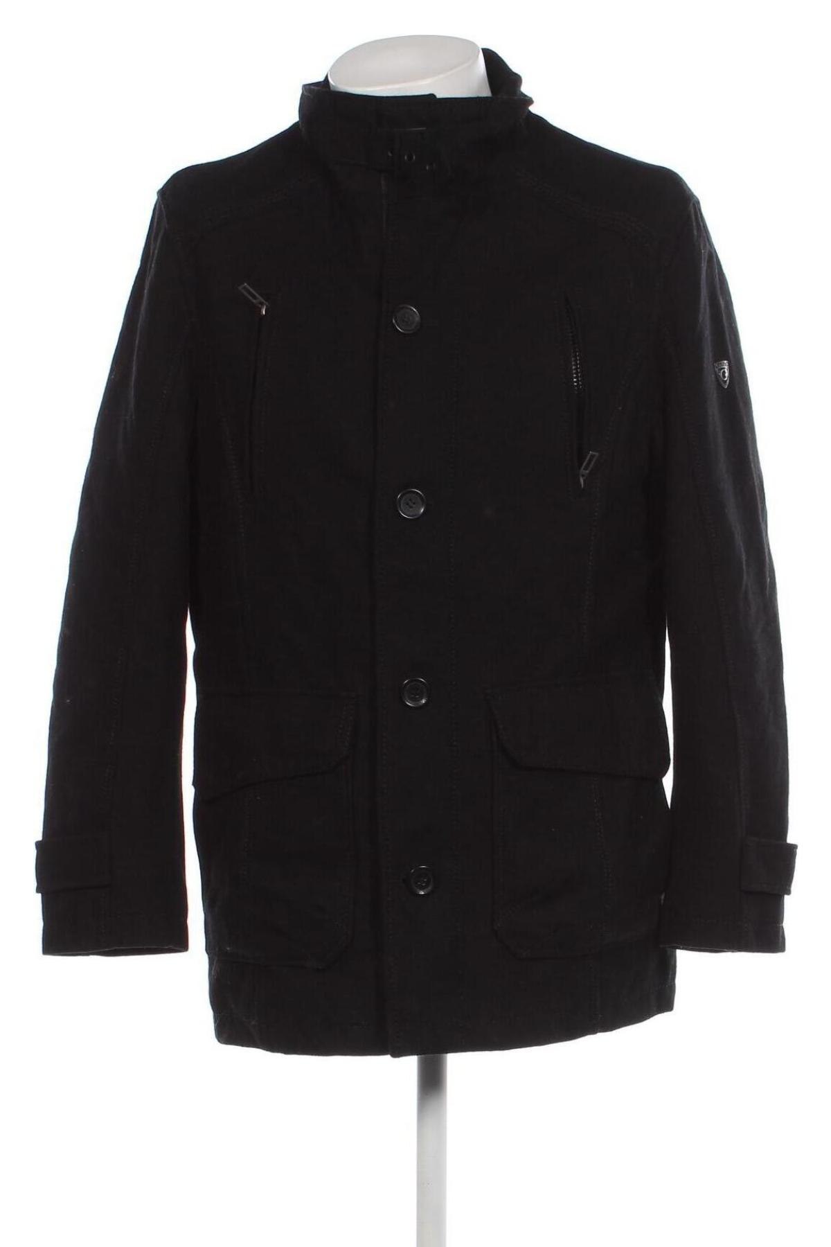 Мъжко палто Canda, Размер L, Цвят Черен, Цена 42,80 лв.
