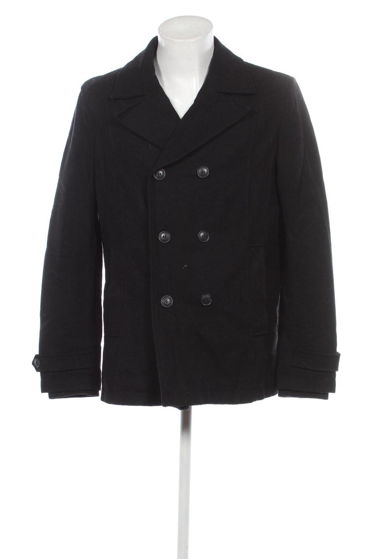 Ανδρικά παλτό Clockhouse, Μέγεθος XL, Χρώμα Μαύρο, Τιμή 28,46 €