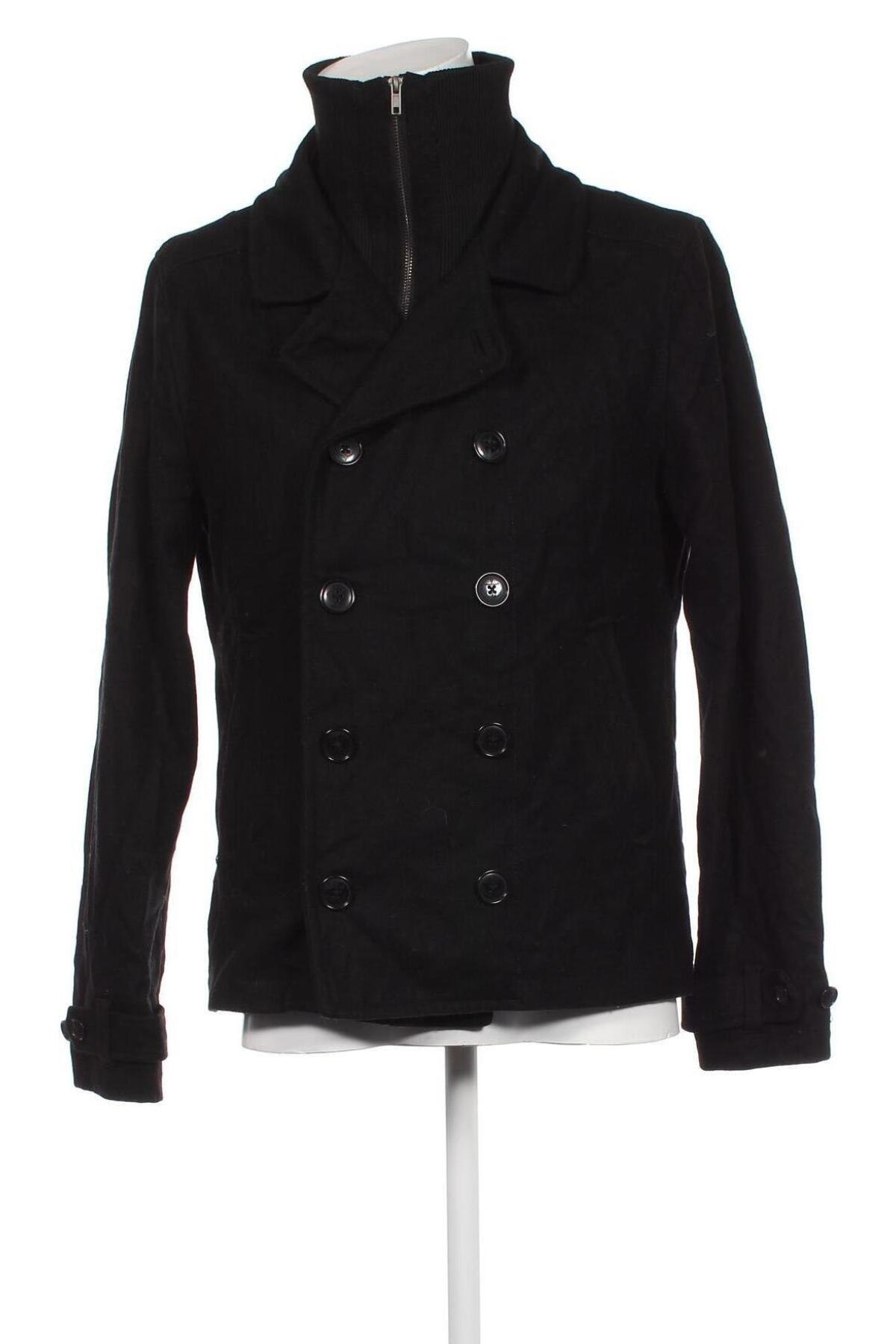 Pánský kabát  H&M Divided, Velikost L, Barva Černá, Cena  682,00 Kč