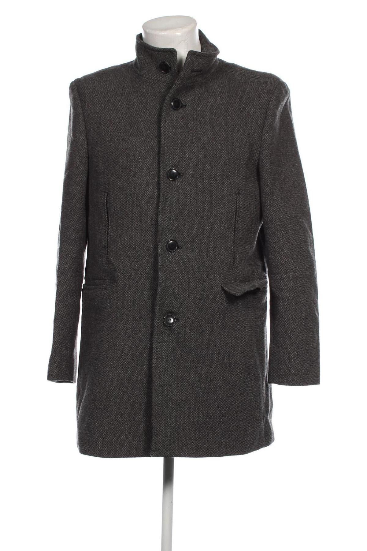 Мъжко палто Jack & Jones, Размер L, Цвят Сив, Цена 36,90 лв.