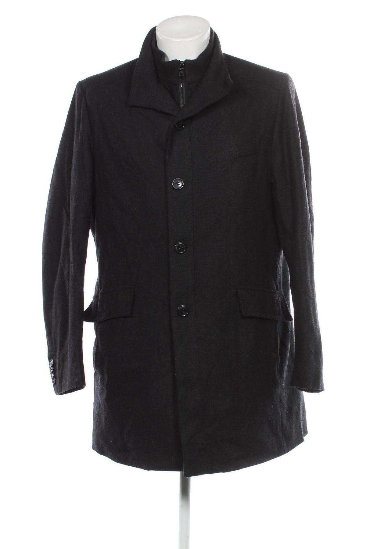 Мъжко палто Mauro Ferrini, Размер XL, Цвят Черен, Цена 22,47 лв.