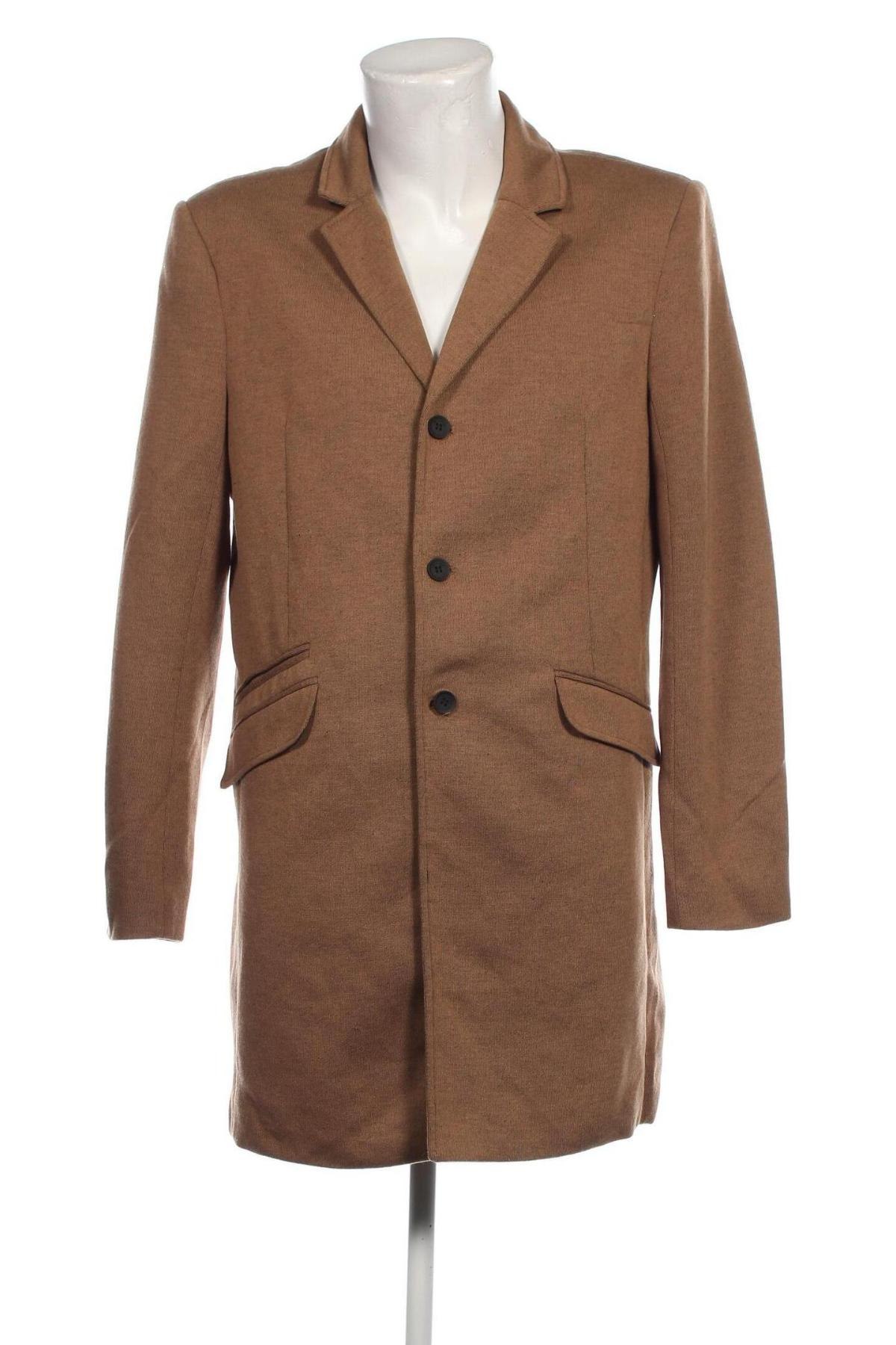 Ανδρικά παλτό Only & Sons, Μέγεθος L, Χρώμα Καφέ, Τιμή 27,48 €