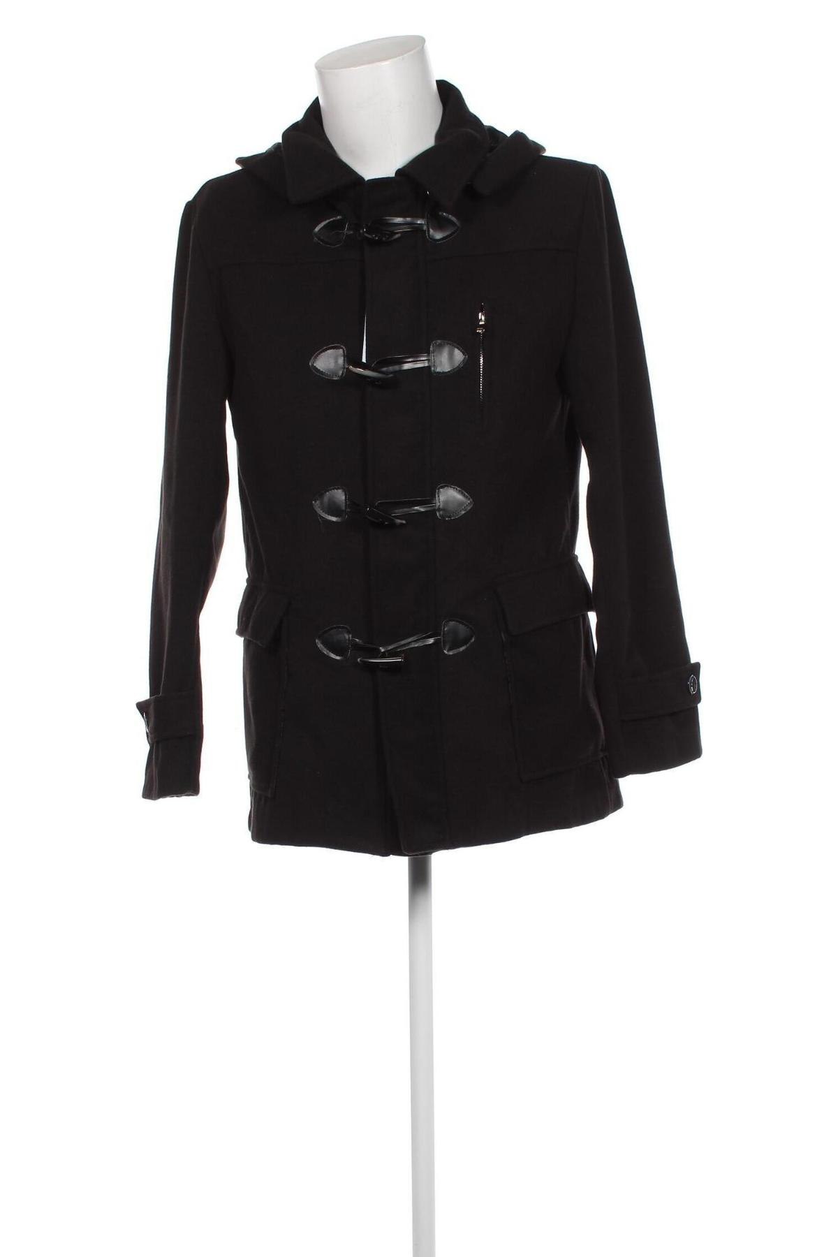 Мъжко палто Pronto Moda, Размер XL, Цвят Черен, Цена 68,80 лв.