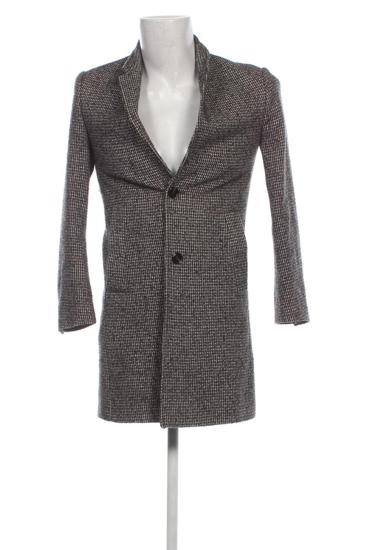 Мъжко палто Zara, Размер S, Цвят Многоцветен, Цена 68,00 лв.