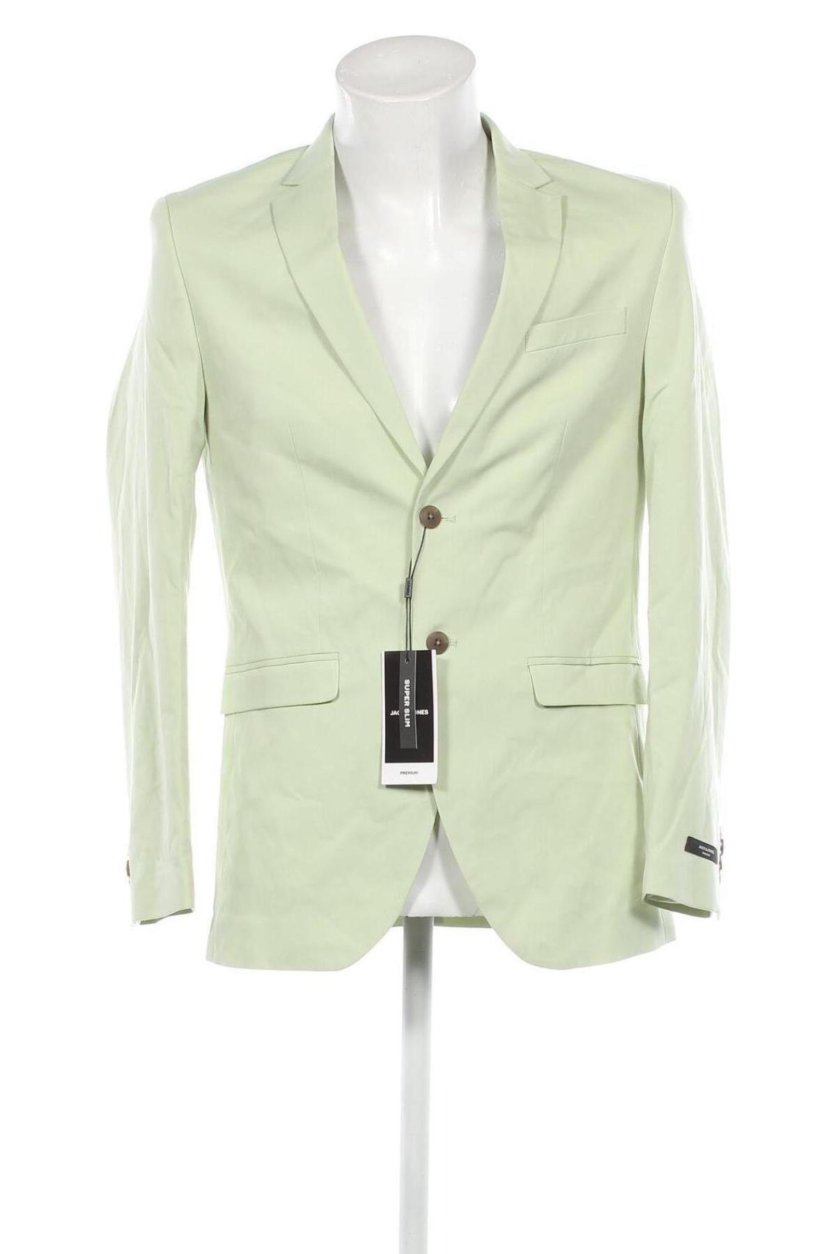 Ανδρικό σακάκι Jack & Jones, Μέγεθος M, Χρώμα Πράσινο, Τιμή 63,92 €