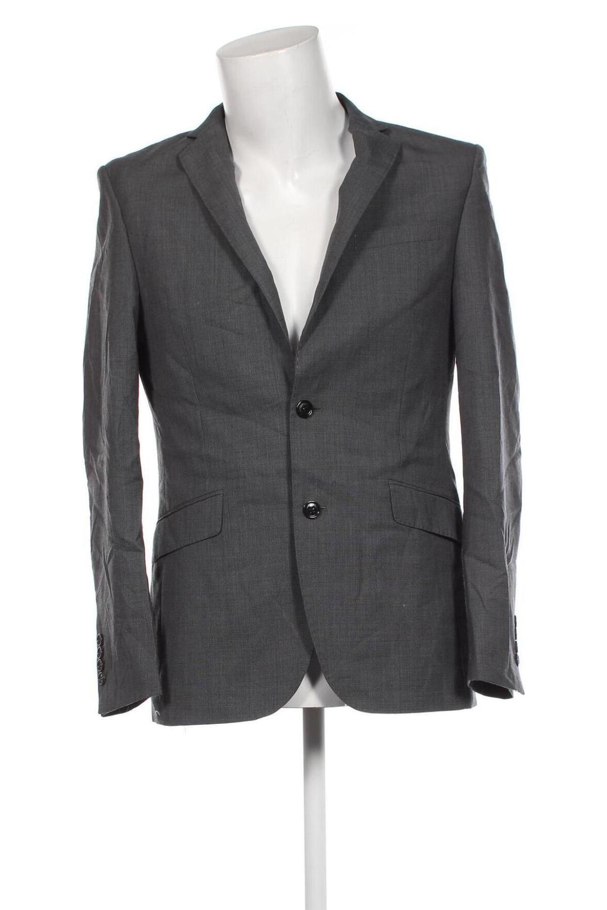 Ανδρικό σακάκι Selected Homme, Μέγεθος M, Χρώμα Γκρί, Τιμή 10,46 €