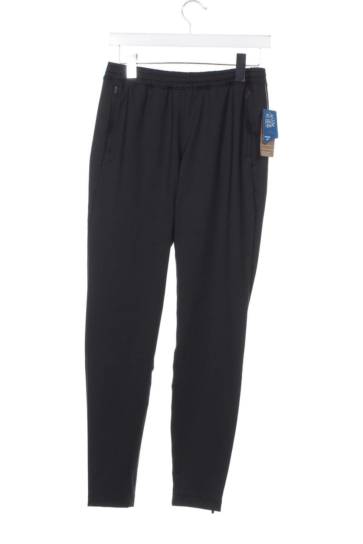 Ανδρικό αθλητικό παντελόνι Brooks, Μέγεθος S, Χρώμα Μαύρο, Τιμή 31,96 €
