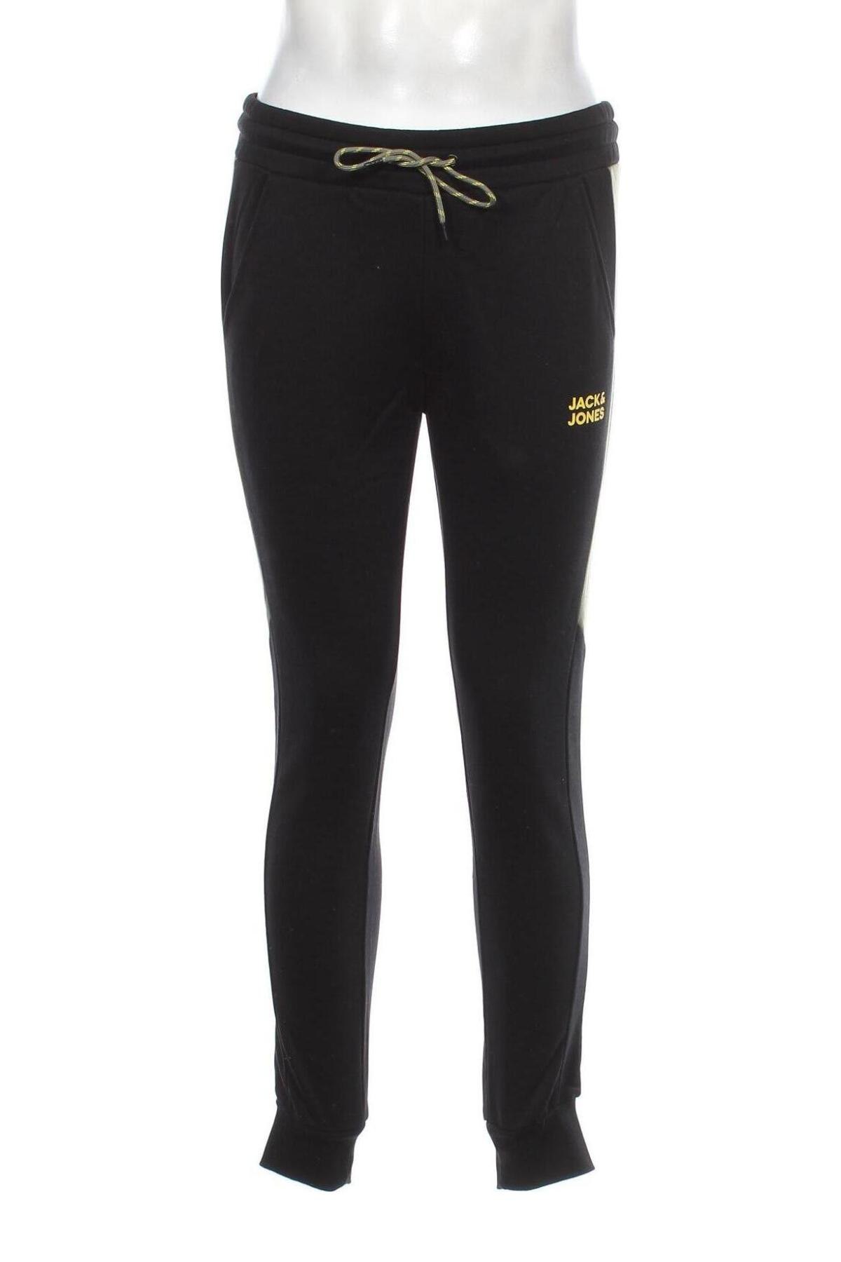 Ανδρικό αθλητικό παντελόνι Jack & Jones, Μέγεθος S, Χρώμα Μαύρο, Τιμή 19,68 €