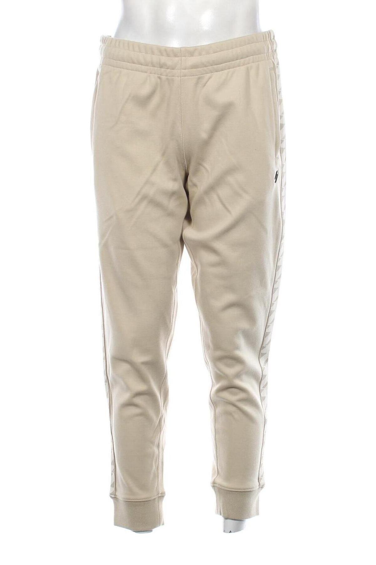 Ανδρικό αθλητικό παντελόνι Superdry, Μέγεθος L, Χρώμα  Μπέζ, Τιμή 27,32 €