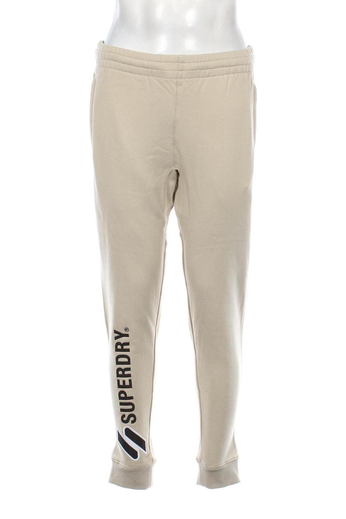Ανδρικό αθλητικό παντελόνι Superdry, Μέγεθος S, Χρώμα  Μπέζ, Τιμή 27,32 €