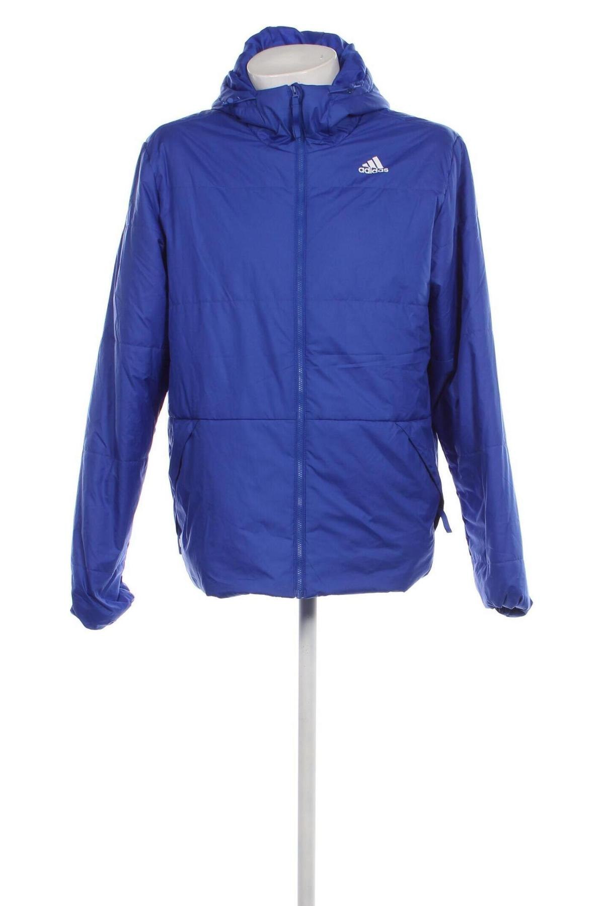 Herrenjacke Adidas, Größe L, Farbe Blau, Preis 43,14 €