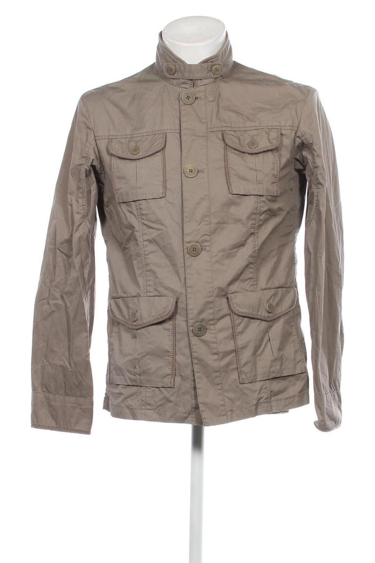 Herrenjacke Armani Jeans, Größe L, Farbe Beige, Preis 158,66 €