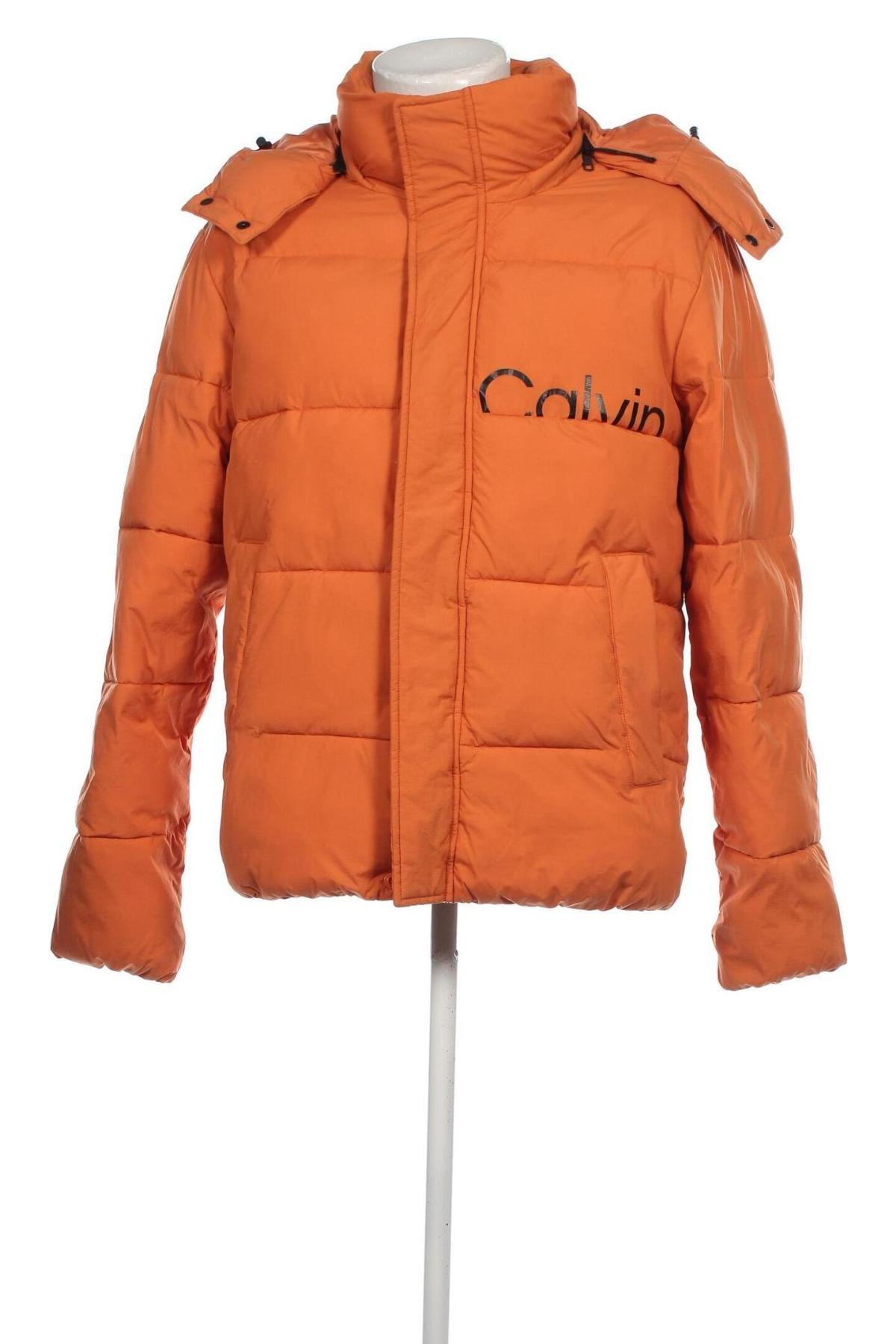 Ανδρικό μπουφάν Calvin Klein Jeans, Μέγεθος L, Χρώμα Πορτοκαλί, Τιμή 131,01 €