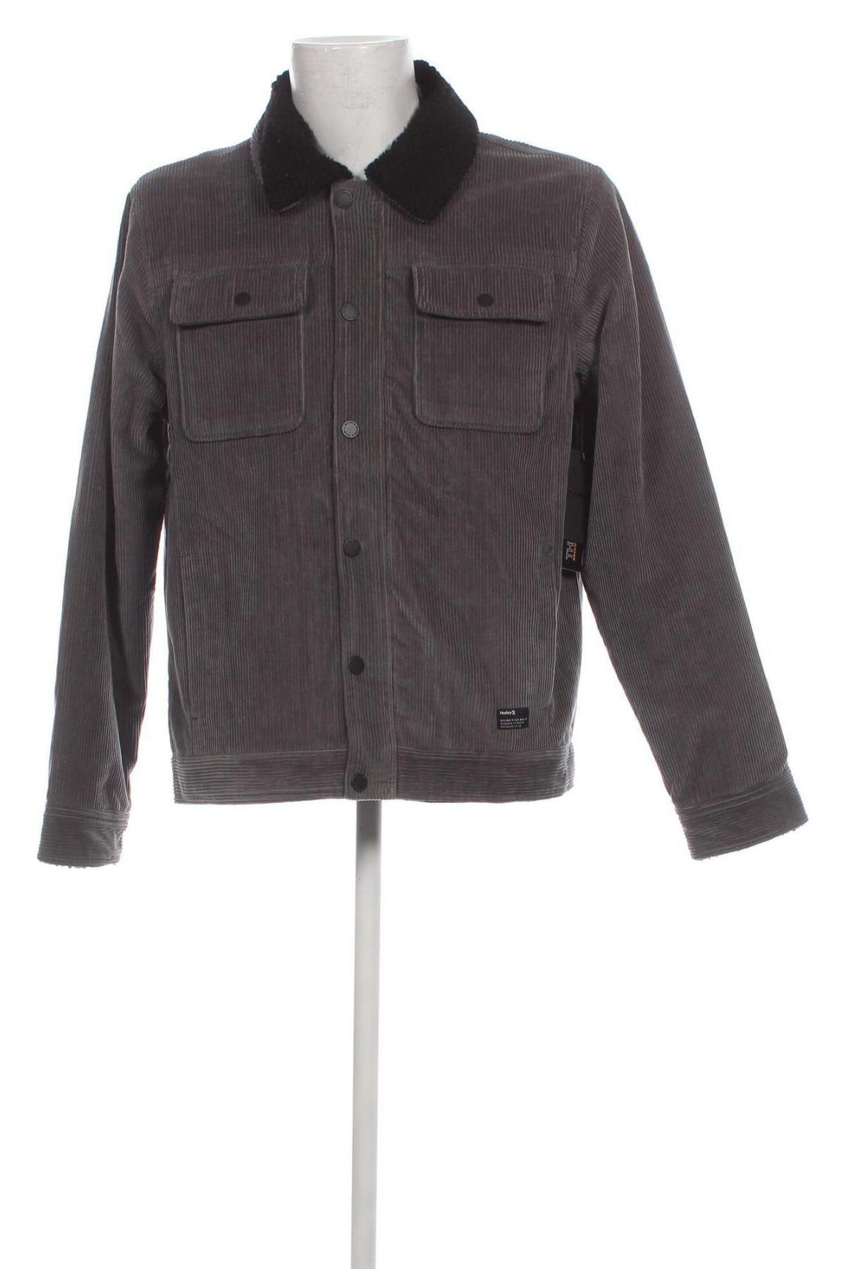 Herrenjacke Hurley, Größe L, Farbe Grau, Preis € 44,95