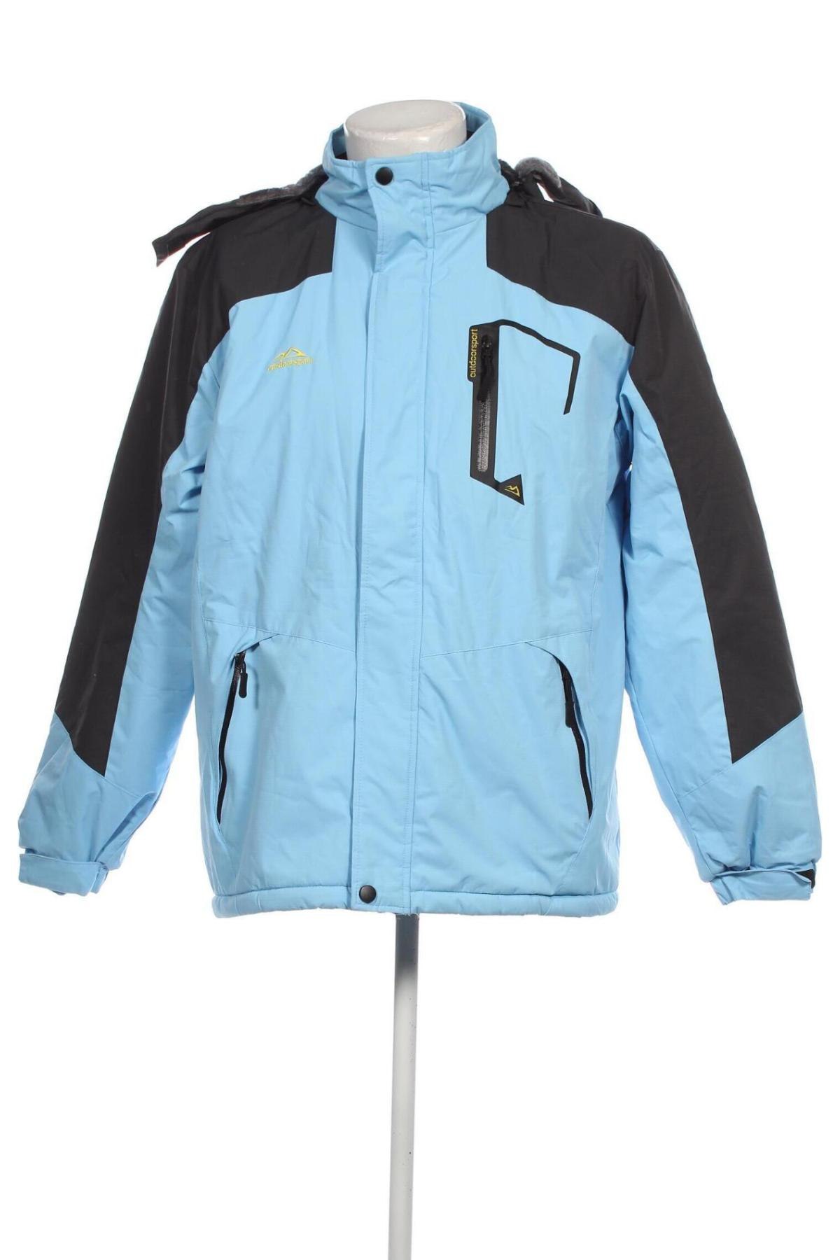 Herrenjacke Outdoor, Größe L, Farbe Blau, Preis 71,68 €