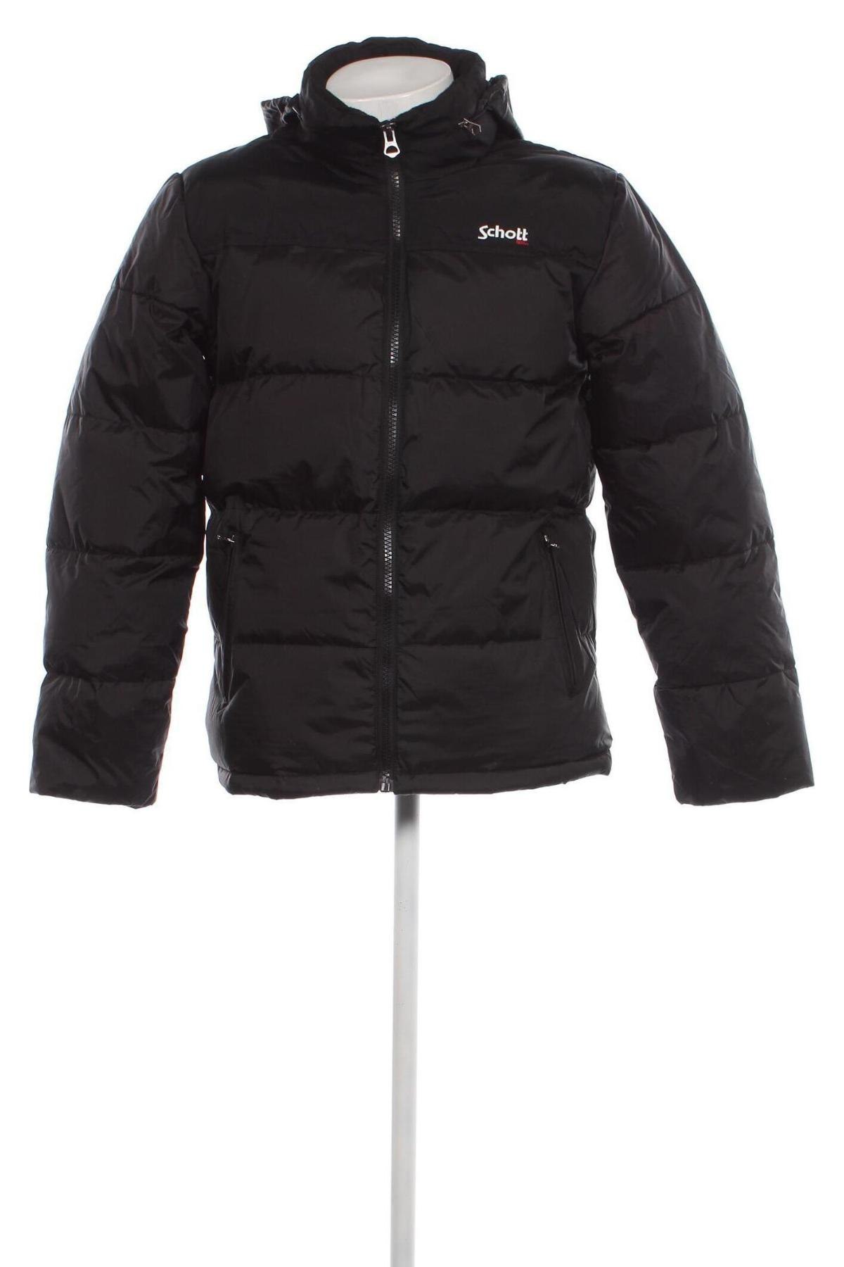 Herrenjacke Schott, Größe M, Farbe Schwarz, Preis 64,99 €