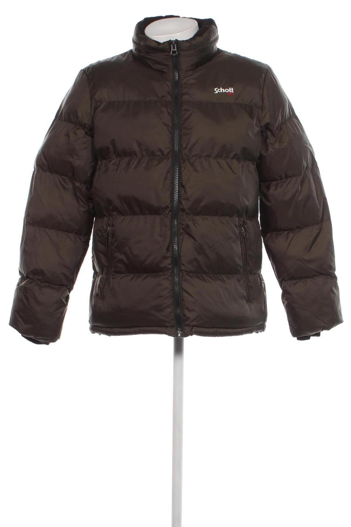 Herrenjacke Schott, Größe L, Farbe Grün, Preis 133,55 €