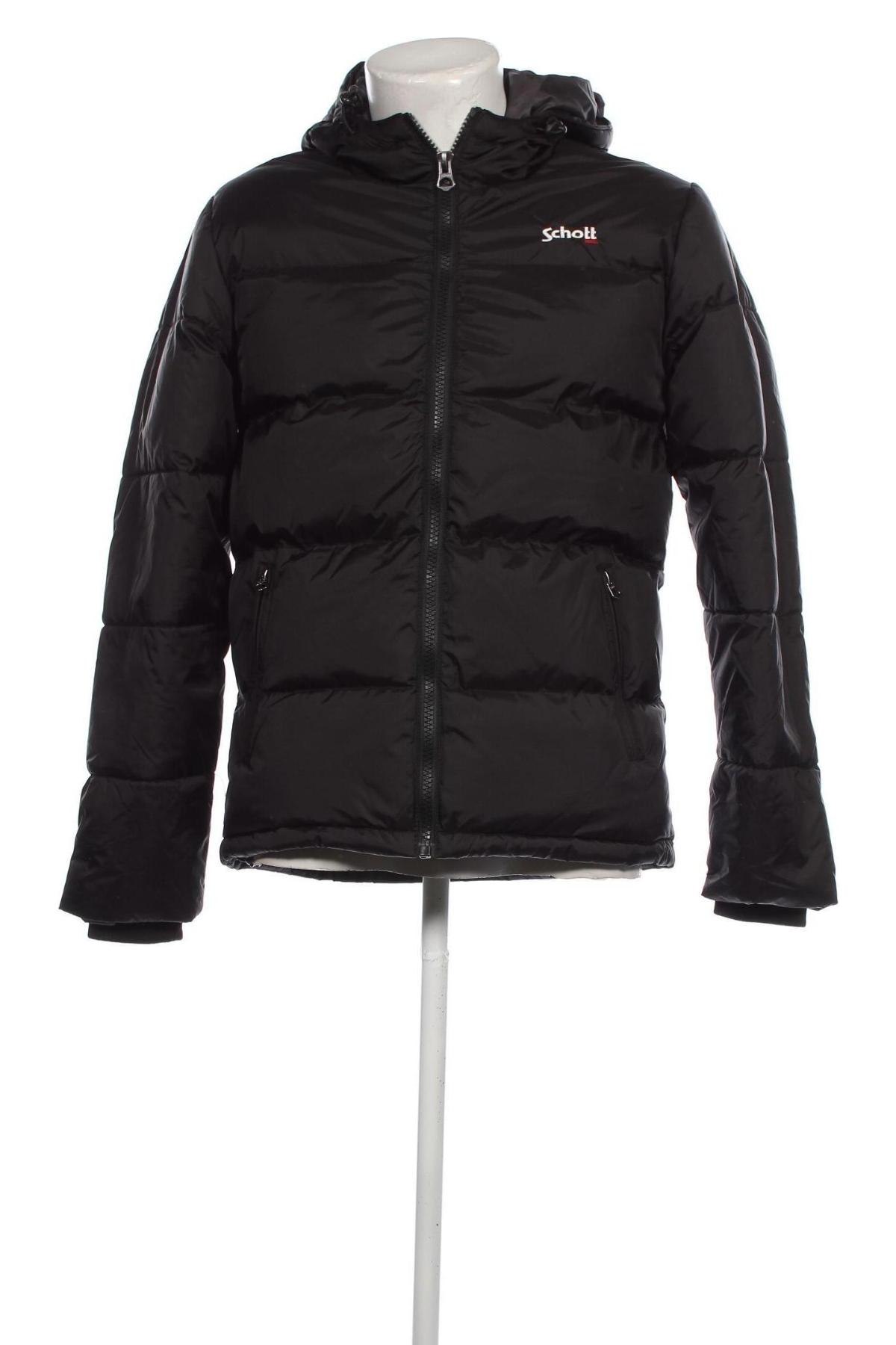 Herrenjacke Schott, Größe S, Farbe Schwarz, Preis 29,46 €