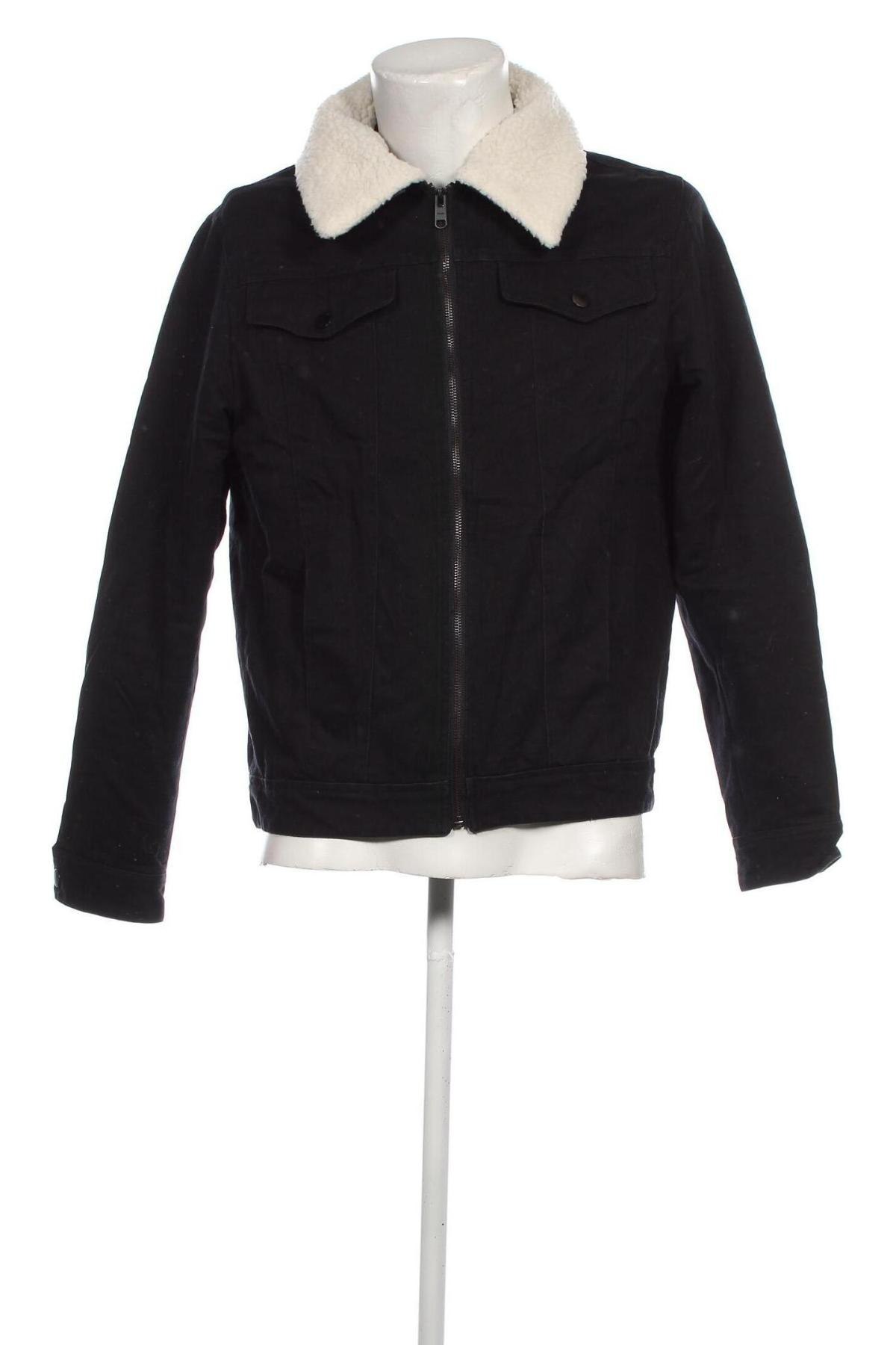Ανδρικό μπουφάν Zara, Μέγεθος L, Χρώμα Μαύρο, Τιμή 25,36 €