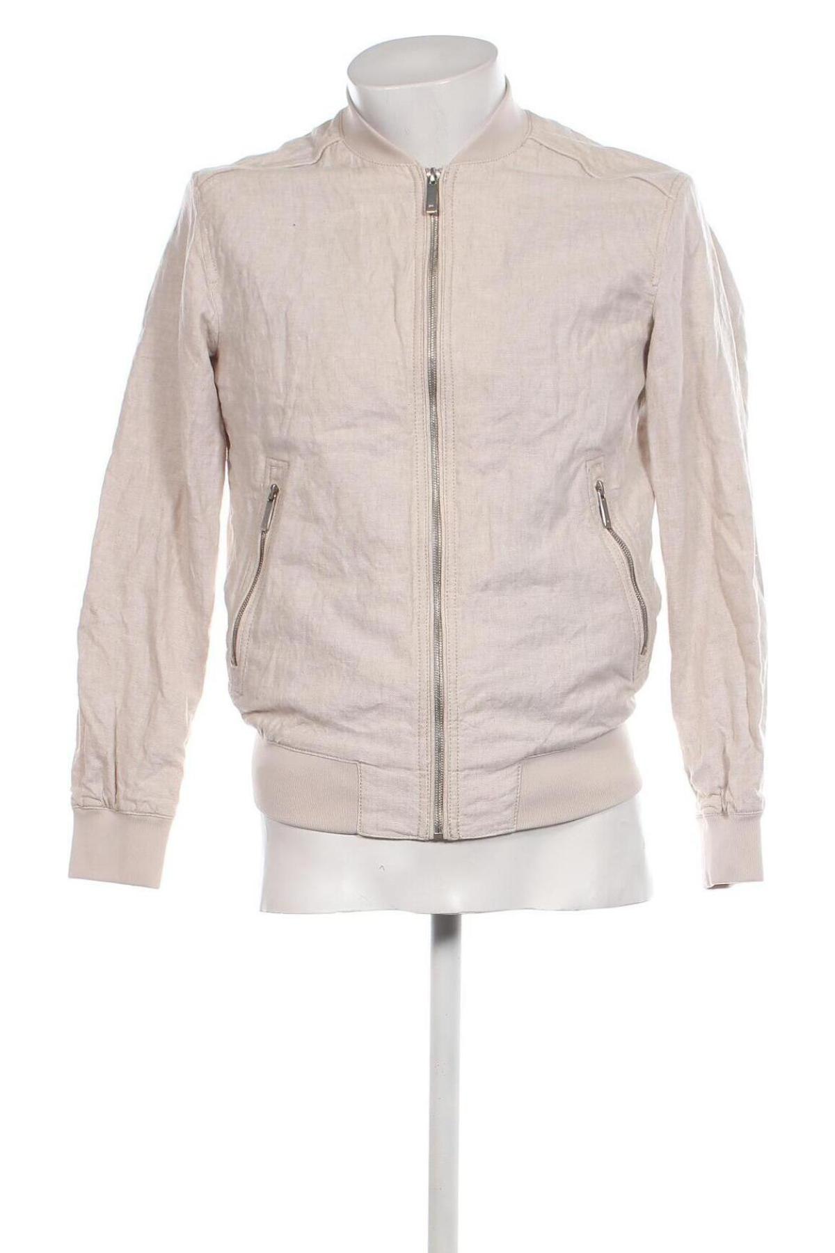 Ανδρικό μπουφάν Zara, Μέγεθος S, Χρώμα  Μπέζ, Τιμή 20,97 €