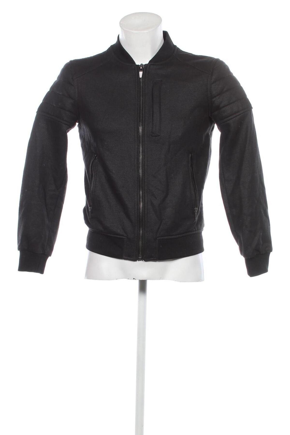 Мъжко яке Zara Man, Размер M, Цвят Черен, Цена 16,40 лв.