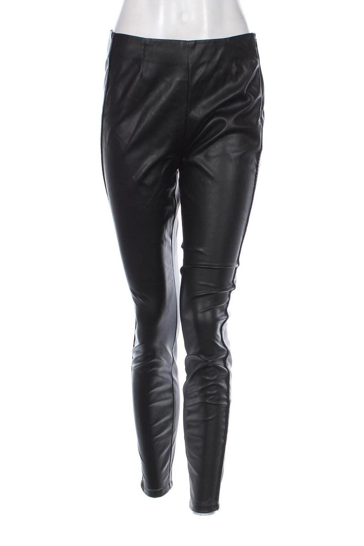 Γυναικείο παντελόνι δερμάτινο BOSS, Μέγεθος M, Χρώμα Μαύρο, Τιμή 90,31 €