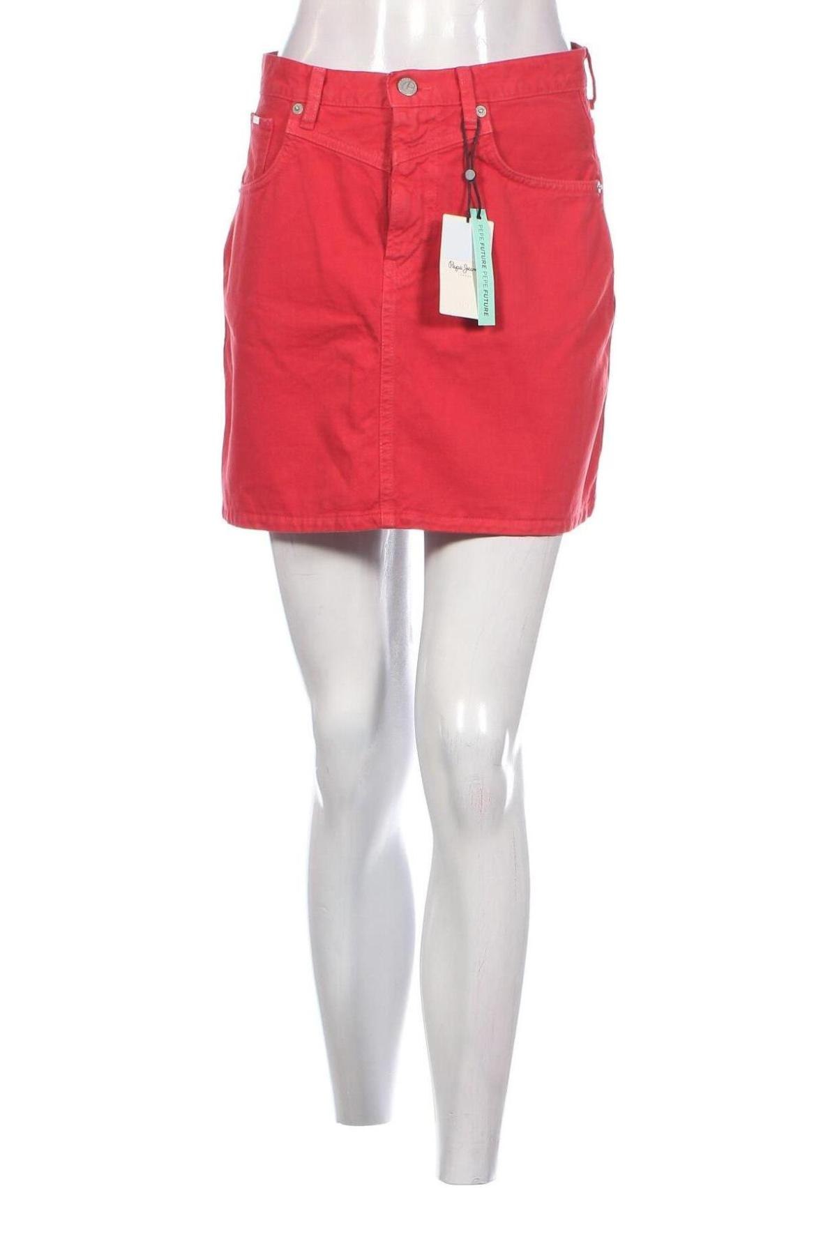 Rock Pepe Jeans, Größe M, Farbe Rot, Preis 28,76 €