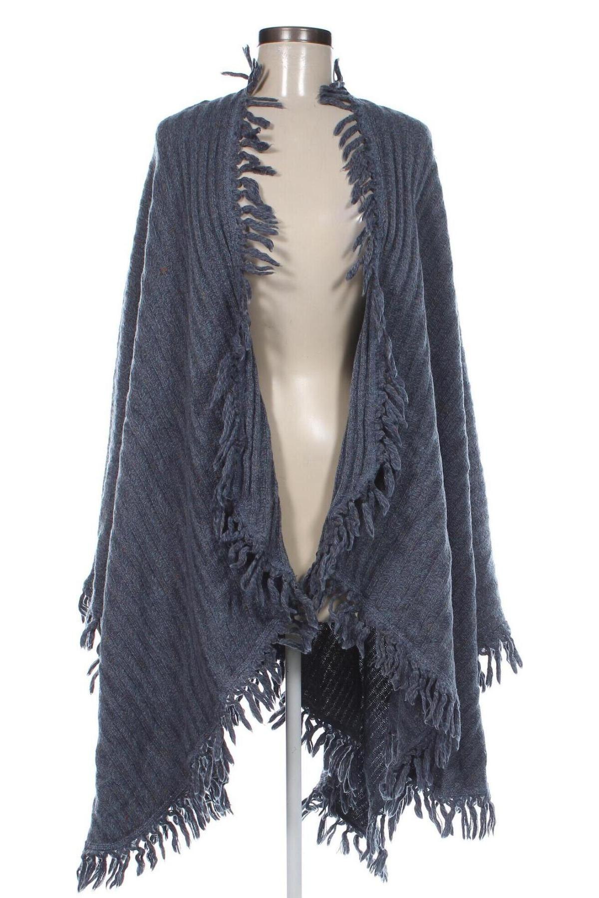 Poncho Nuova Moda, Größe L, Farbe Blau, Preis 6,51 €